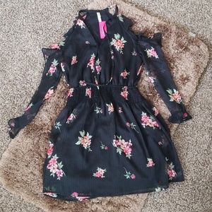 Floral Black Dress size S